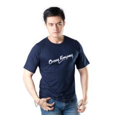Walexa Kaos Distro ORANG KAMPUNG - Promo Baju Kaos Murah - Navy Premium